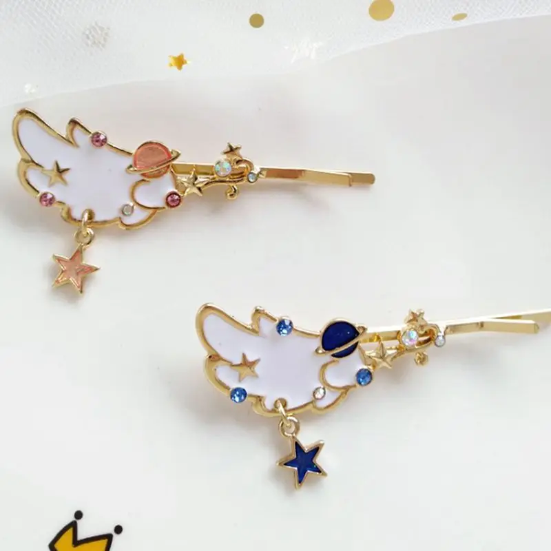 Angel Wings Liuhai Star Student Hairpin with Simple Sets of Lovely Pentagon Stars
Angel Wings Liuhai Star Student Hairpin with Simple Sets of Lovely Pentagon Stars