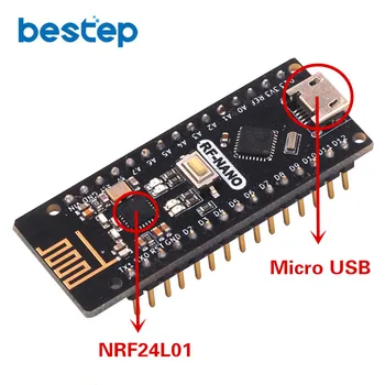 RF-Nano for Arduino Nano V3.0 Micro USB Nano Board ATmega328P QFN32 5V 16M CH340 Integrate NRF24L01+2.4G Wireless CH340
RF-Nano for Arduino Nano V3.0 Micro USB Nano Board ATmega328P QFN32 5V 16M CH340 Integrate NRF24L01+2.4G Wireless CH340