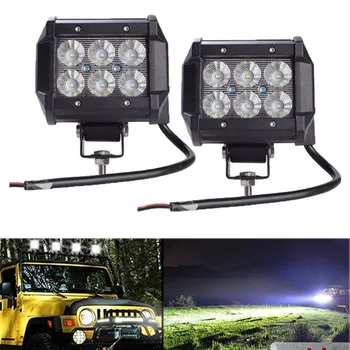 Car Led Light Bar 18W Work Light Lamp Cree Chip LED 4" Motorcycle Tractor Boat Off Road 4x4 4WD Truck SUV ATV 12V
Car Led Light Bar 18W Work Light Lamp Cree Chip LED 4" Motorcycle Tractor Boat Off Road 4x4 4WD Truck SUV ATV 12V