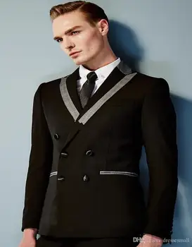 Gentleman Style Top Quality Closure Collar Double Breasted Suit Casual Dinner Suit Wedding Party Clothes (jacket+pants)
Gentleman Style Top Quality Closure Collar Double Breasted Suit Casual Dinner Suit Wedding Party Clothes (jacket+pants)