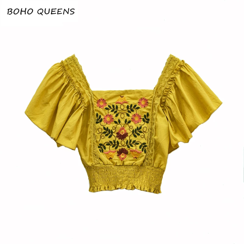 Vintage chic Summer women floral embroidery beach sleeveless crop tops bohemian linen cotton vest short camis cropped feminino
Vintage chic Summer women floral embroidery beach sleeveless crop tops bohemian linen cotton vest short camis cropped feminino
