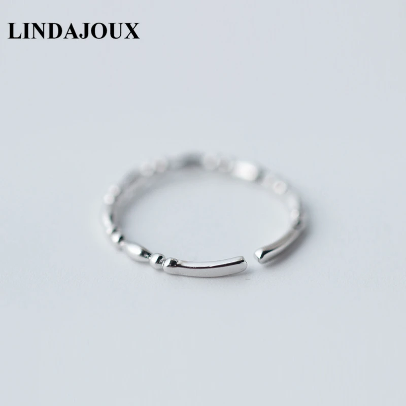 LINDAJOUX Retro 925 Sterling Silver Small Ball Simple Open Ring For Women Wedding Engagement Rings
LINDAJOUX Retro 925 Sterling Silver Small Ball Simple Open Ring For Women Wedding Engagement Rings