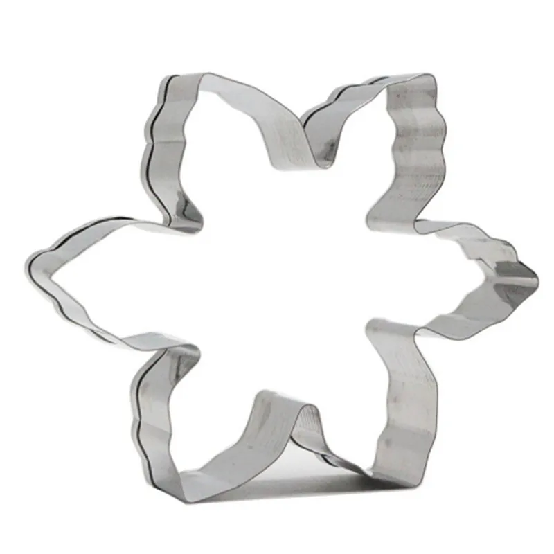 Snowflake Shape Cookie Cutter Stainless Steel Snow Form Mold DIY Fondant Chocolate cake Decoration Mould | Дом и сад