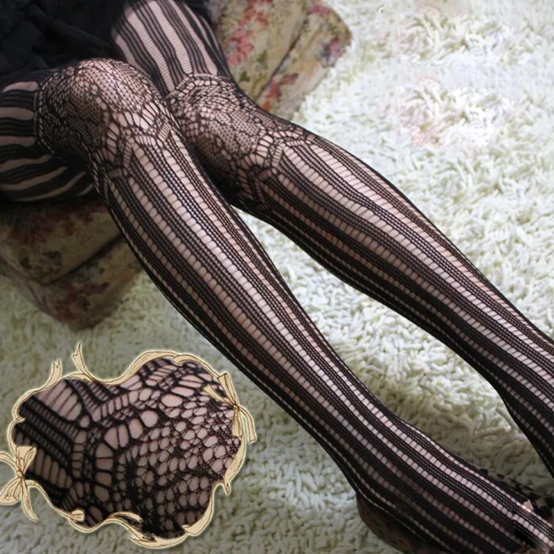 Fashion Women Lady Elastic Sexy Black Lace Stocking Grain Upper Thighs See Through Net Stockings Leggings Pantyhose
Fashion Women Lady Elastic Sexy Black Lace Stocking Grain Upper Thighs See Through Net Stockings Leggings Pantyhose