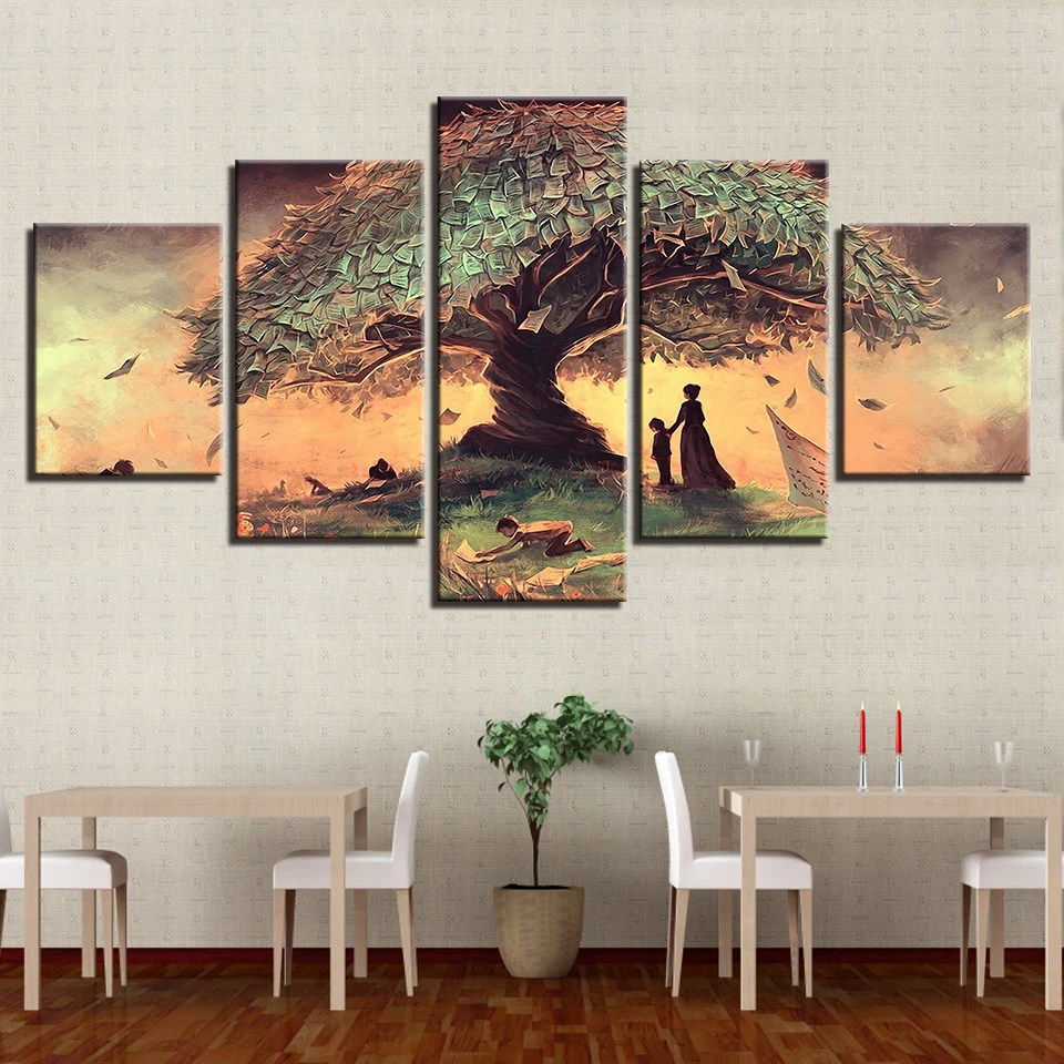 Canvas Poster Wall Art HD Prints Abstract Pictures 5 Pieces Surreal Fantasy Fairytale Tree Paintings Living Room Decor Framework
Canvas Poster Wall Art HD Prints Abstract Pictures 5 Pieces Surreal Fantasy Fairytale Tree Paintings Living Room Decor Framework