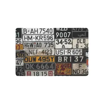 Fun Funny Anti-slip Door Mat Home Decor, Old Car License Plates Indoor Outdoor Entrance Doormat
Fun Funny Anti-slip Door Mat Home Decor, Old Car License Plates Indoor Outdoor Entrance Doormat