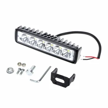 HNGCHOIGE 18W 6 LED DC 10-30V Flood Bar Work Light Boat Car Truck Lamp SUV UTE ATV Offroad 6000K 
HNGCHOIGE 18W 6 LED DC 10-30V Flood Bar Work Light Boat Car Truck Lamp SUV UTE ATV Offroad 6000K