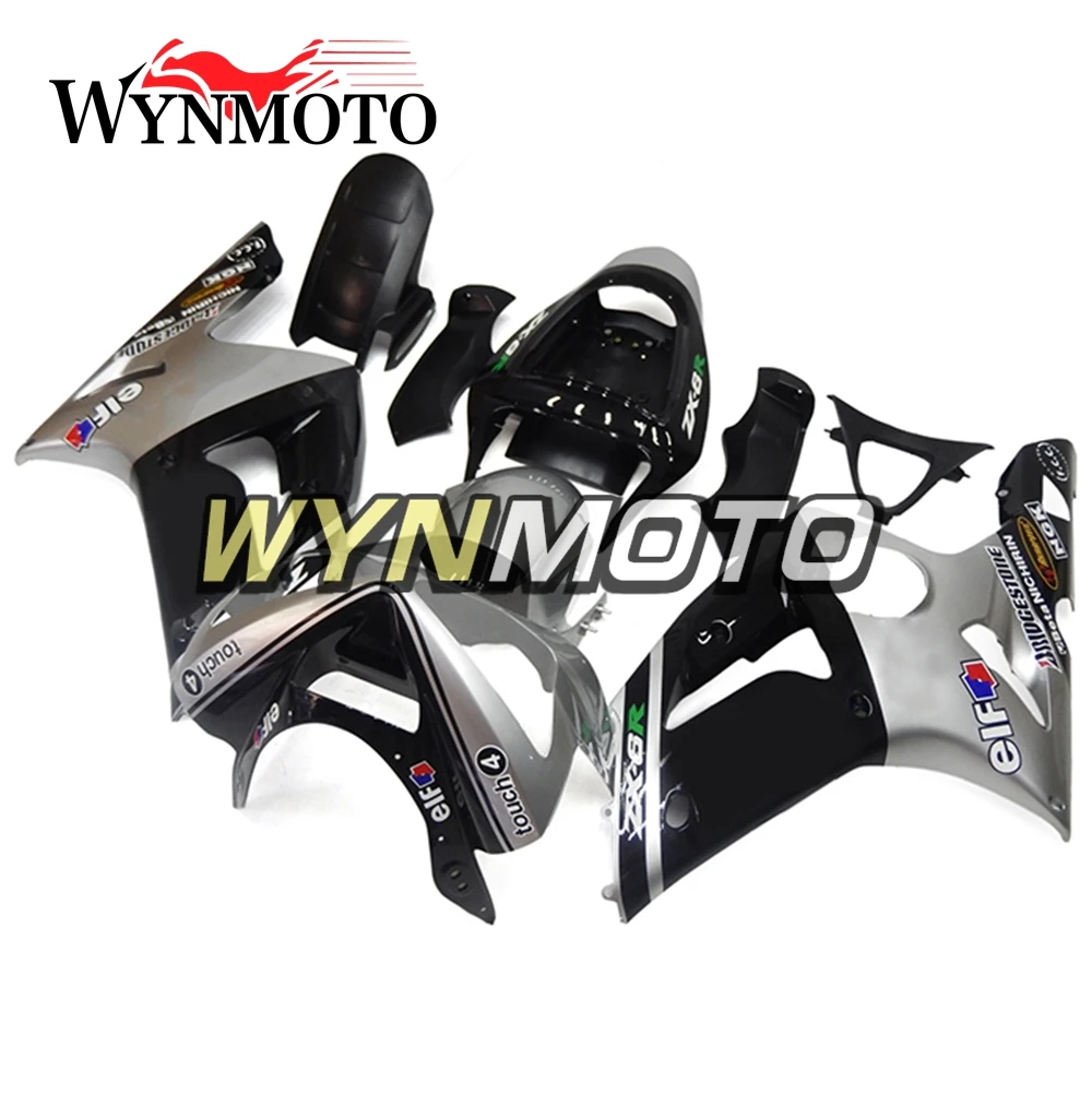 Complete Fairings For Kawasaki ZX-6R 03 04 ZX6R 2003 2004 636 Injection ABS Plastics Body Kits Silver Black Cowling Hulls Frame
Complete Fairings For Kawasaki ZX-6R 03 04 ZX6R 2003 2004 636 Injection ABS Plastics Body Kits Silver Black Cowling Hulls Frame