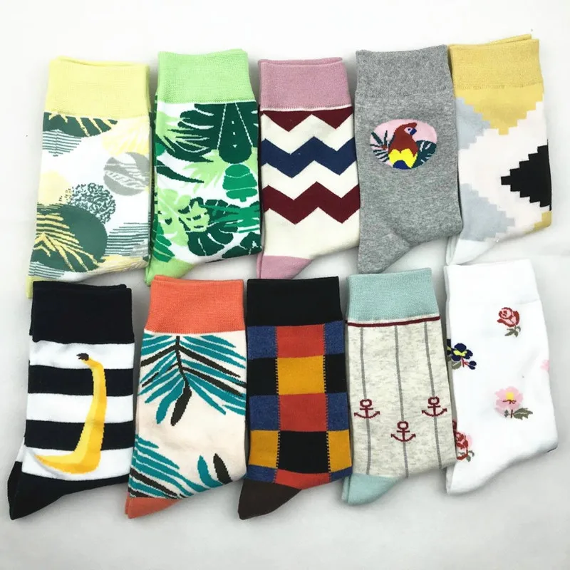 PEONFLY Fashion Colorful Printing Woman Socks Personality Stripe Banana Leaf Pattern Funny Socks casual Ventilation Cotton Socks
PEONFLY Fashion Colorful Printing Woman Socks Personality Stripe Banana Leaf Pattern Funny Socks casual Ventilation Cotton Socks