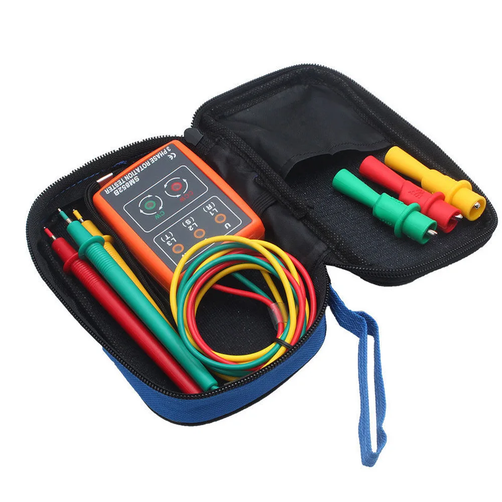 20Hz~400Hz Measuring Tester Detector SM852B 3 Phase Current Sequence Indicator Test Rotation Checker High Quality
20Hz~400Hz Measuring Tester Detector SM852B 3 Phase Current Sequence Indicator Test Rotation Checker High Quality