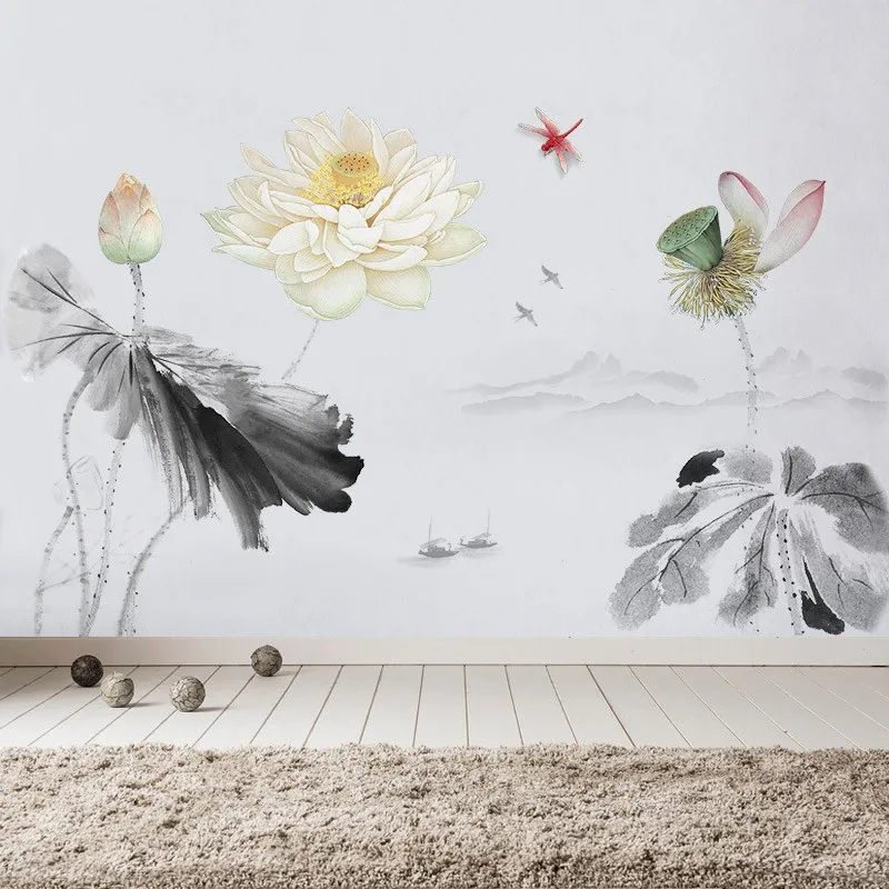 Large 100*160cm Chinese Style Lotus Flower Decoration Wall Stickers Vintage Poster Home Decor Decals Mural
Large 100*160cm Chinese Style Lotus Flower Decoration Wall Stickers Vintage Poster Home Decor Decals Mural