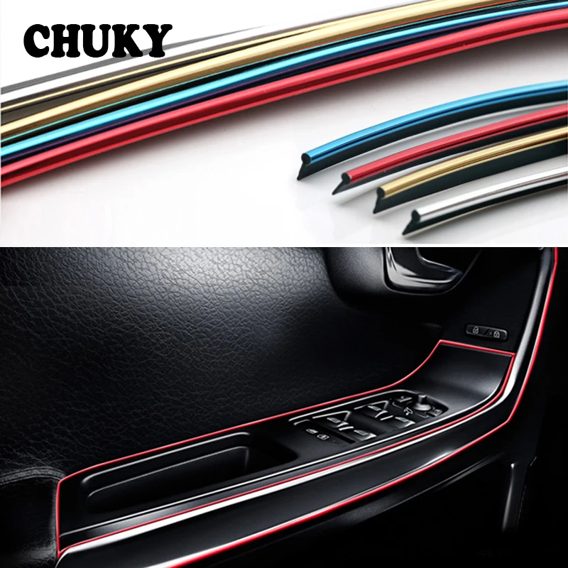 Interior Sticker Decoration Strip 5M For Peugeot 307 206 407 508 Citroen C4 C5 Honda Civic Accord CRV Fit Lada Vesta 2018 2019
Interior Sticker Decoration Strip 5M For Peugeot 307 206 407 508 Citroen C4 C5 Honda Civic Accord CRV Fit Lada Vesta 2018 2019