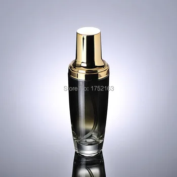 100ml airless pump bottle Black glass bottle lotion bottle Spray cover with Gold cosmetic pump bottle cosmetic airless Packaging
100ml airless pump bottle Black glass bottle lotion bottle Spray cover with Gold cosmetic pump bottle cosmetic airless Packaging