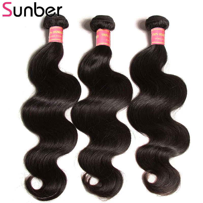 Sunber Hair Brazilian Body Wave Human Hair Bundles 3/4 Piece Natural Color Double Weft Remy Hair Weave Bundles 8-30 Inch
Sunber Hair Brazilian Body Wave Human Hair Bundles 3/4 Piece Natural Color Double Weft Remy Hair Weave Bundles 8-30 Inch