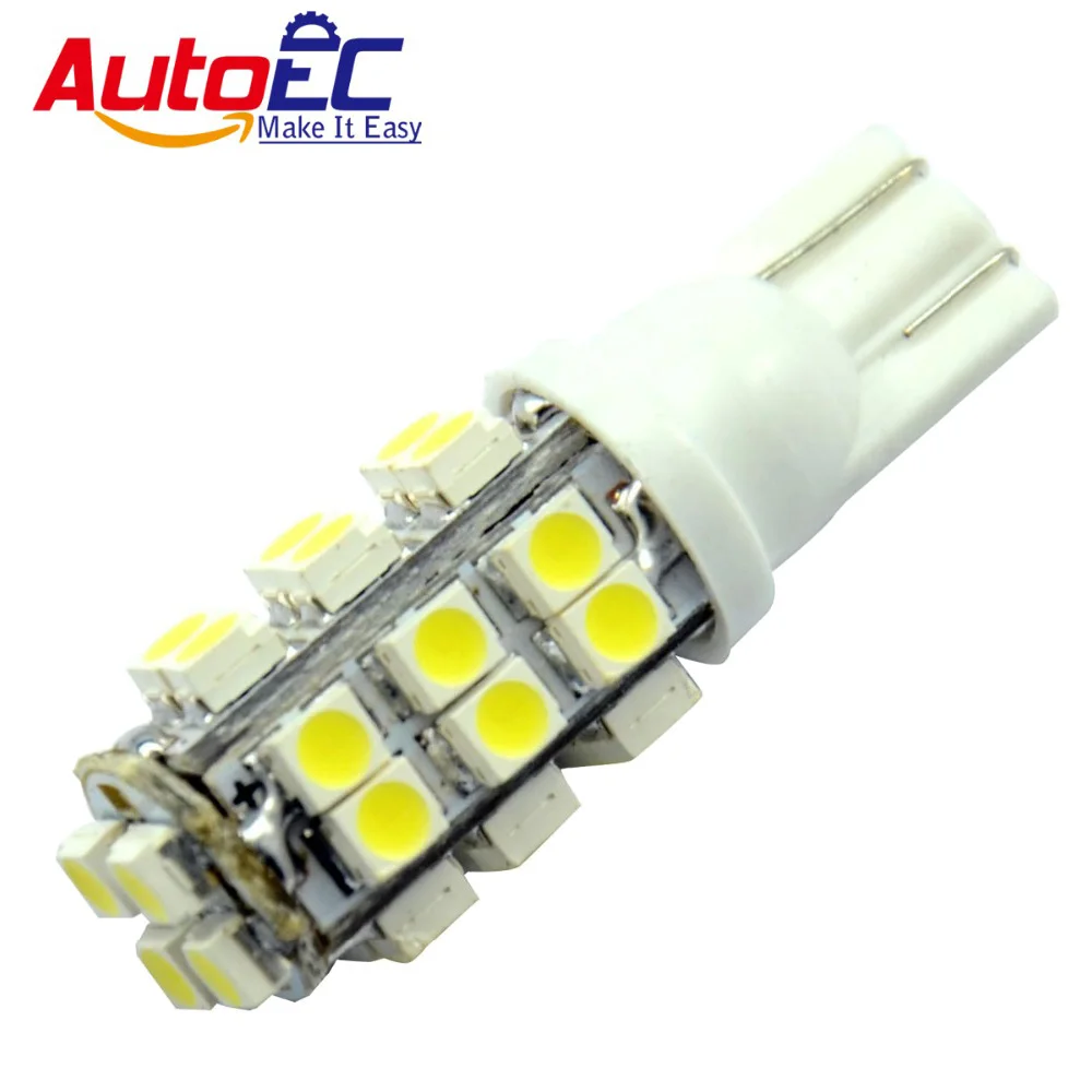 AutoEC 10pcs T10 194 168 W5W 1210 28SMD LED DC 12V Car Parking Lights LED Automobile lamps white red blue Free shipping #LB08
AutoEC 10pcs T10 194 168 W5W 1210 28SMD LED DC 12V Car Parking Lights LED Automobile lamps white red blue Free shipping #LB08