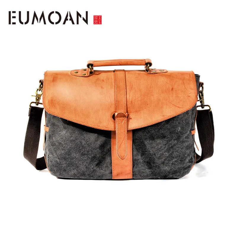EUMOAN Retro shoulder male crossbody bag, men's computer bag, waterproof zipper canvas shoulder bag, portable briefcase
EUMOAN Retro shoulder male crossbody bag, men's computer bag, waterproof zipper canvas shoulder bag, portable briefcase