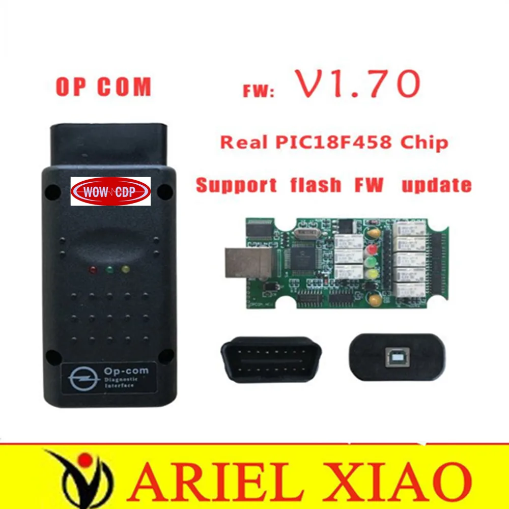 V1.59 WOW CDP OPCOM with PIC18F458 chip Professional diagnostic-tool OP-COM Auto Scanner for O-PEL
V1.59 WOW CDP OPCOM with PIC18F458 chip Professional diagnostic-tool OP-COM Auto Scanner for O-PEL