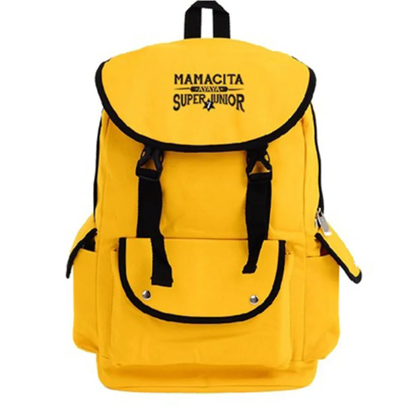 KPOP Super Junior 7 Album Preppy Style Teenage 100% Canvas BackPack MAMACITA High Capacity Travel Bag LX257
KPOP Super Junior 7 Album Preppy Style Teenage 100% Canvas BackPack MAMACITA High Capacity Travel Bag LX257