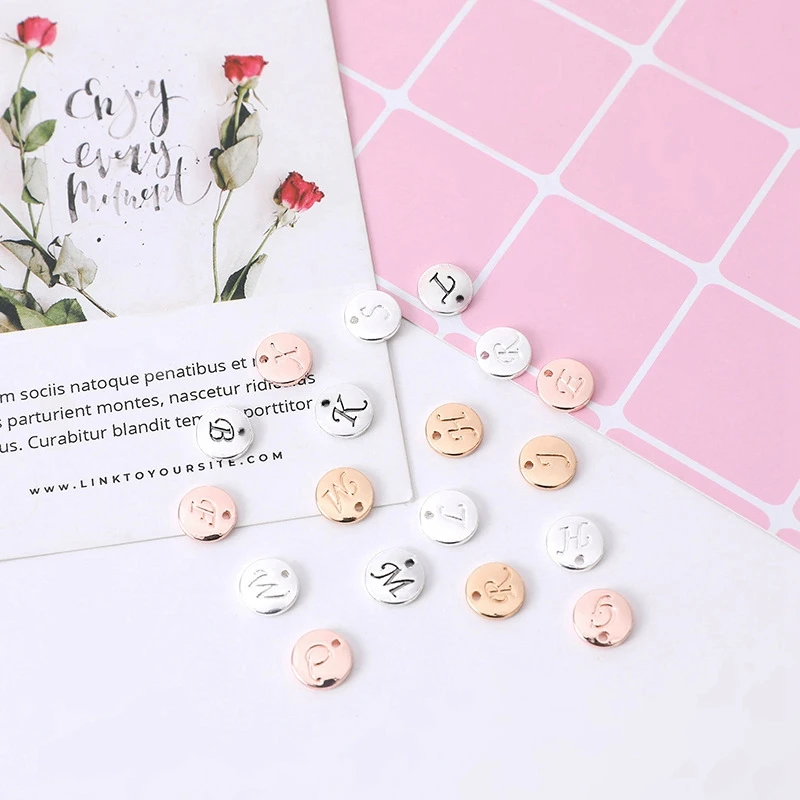 26Pcs) Customized A-Z Initial Letters Alphabet Disc Pendant Charms Hand Stamped Capital Letter Charms For Bracelet Necklace DIY
26Pcs) Customized A-Z Initial Letters Alphabet Disc Pendant Charms Hand Stamped Capital Letter Charms For Bracelet Necklace DIY