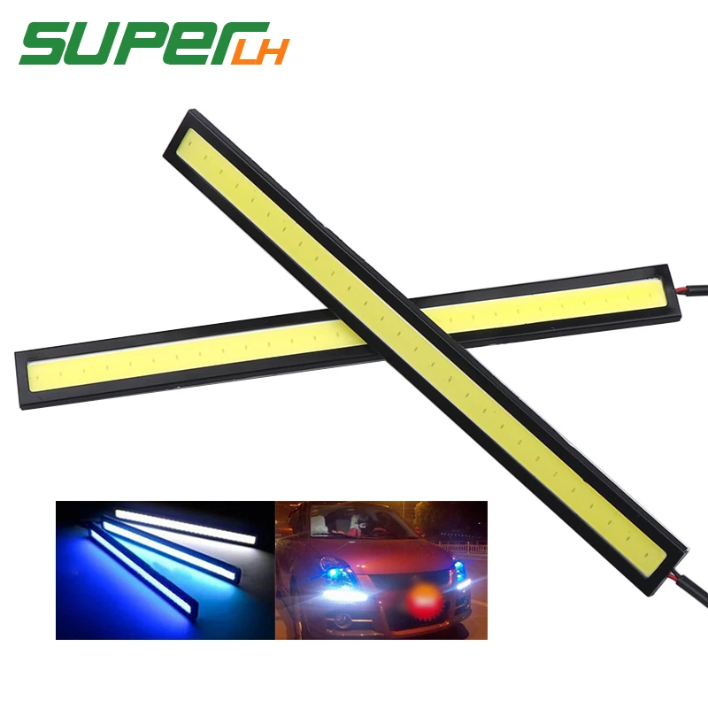 1Pcs 17cm COB DRL led Driving Daytime Running Lights Strip DRL Bar Aluminum Stripes Panel Car Working Lights 12V LED Car styling
1Pcs 17cm COB DRL led Driving Daytime Running Lights Strip DRL Bar Aluminum Stripes Panel Car Working Lights 12V LED Car styling