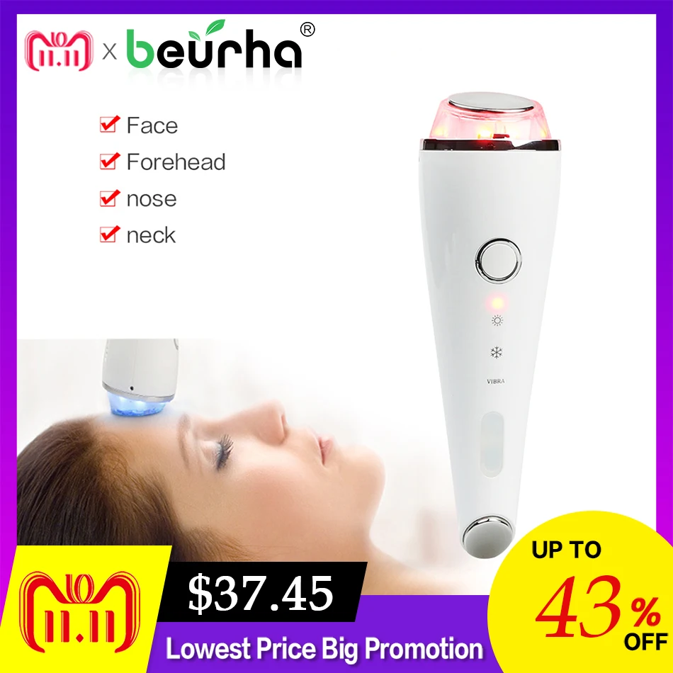 Hot Cold Hammer LED Photon Machine Skin Care Machine Facial Photon Rejuvenation Face Care Anti-aging Device Vibration SPA
Hot Cold Hammer LED Photon Machine Skin Care Machine Facial Photon Rejuvenation Face Care Anti-aging Device Vibration SPA