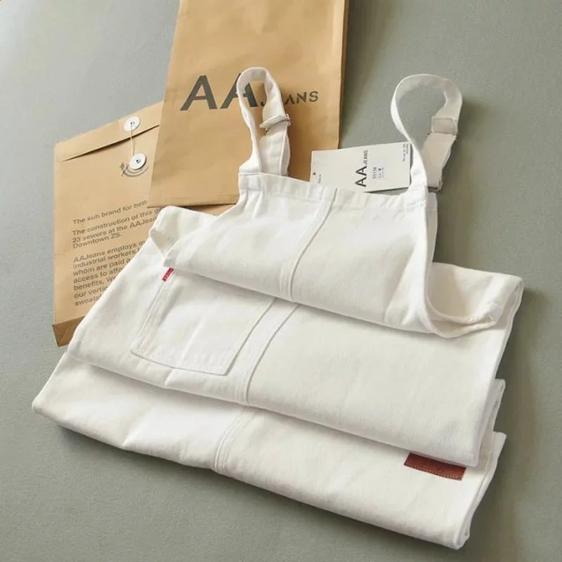 2019 Summer Autumn White Denim Dresses Women Sundress Casual Jeans Dress with Pockets Overalls Adjustable Strap Cotton Dress
2019 Summer Autumn White Denim Dresses Women Sundress Casual Jeans Dress with Pockets Overalls Adjustable Strap Cotton Dress