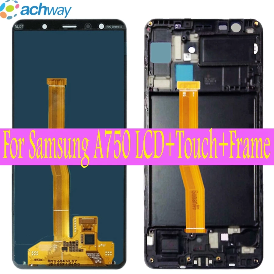 6.0"For SAMSUNG GALAXY A7 2018 LCD A750 A750F SM-A750F Display Touch Screen Digitizer Assembly Replacement For SAMSUNG A750 LCD
6.0"For SAMSUNG GALAXY A7 2018 LCD A750 A750F SM-A750F Display Touch Screen Digitizer Assembly Replacement For SAMSUNG A750 LCD