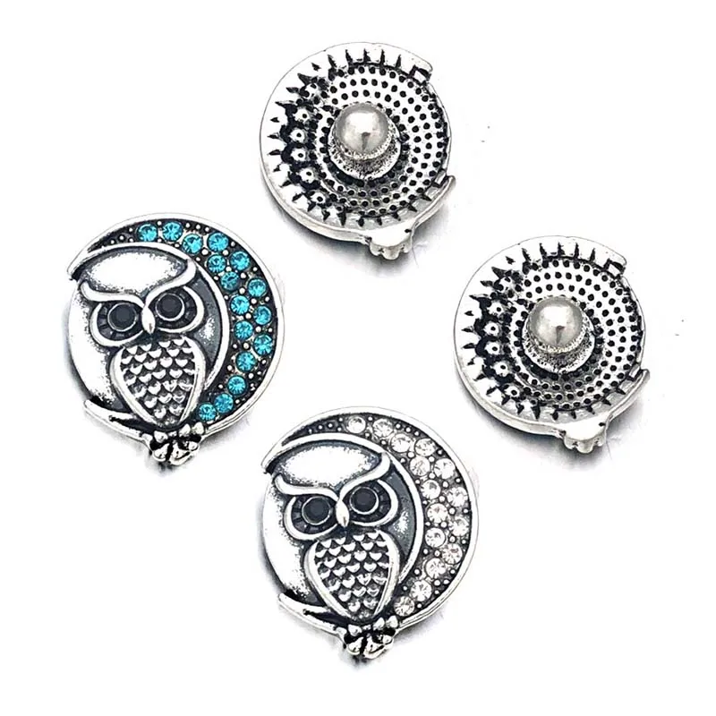 Wholesale w443 Owl 3D 18mm 20mm metal snap button for Bracelet Necklace Interchangeable Jewelry Women accessorie findings
Wholesale w443 Owl 3D 18mm 20mm metal snap button for Bracelet Necklace Interchangeable Jewelry Women accessorie findings