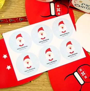 60PCS/lot Santa Claus "Merry Christmas" New Year Series Kraft paper Sticker for Handmade baking Products Gift seal sticker label
60PCS/lot Santa Claus "Merry Christmas" New Year Series Kraft paper Sticker for Handmade baking Products Gift seal sticker label