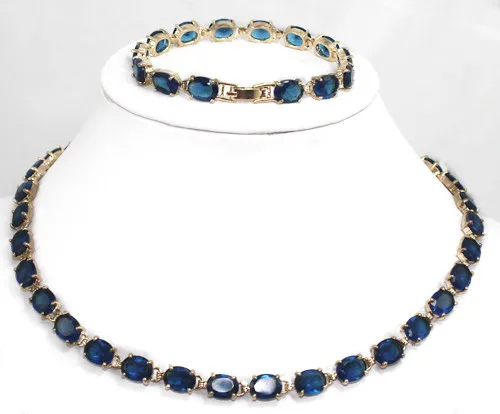 wholesale beautiful christmas gift blue jade gold plated bracelet & necklace jewelry set
wholesale beautiful christmas gift blue jade gold plated bracelet & necklace jewelry set
