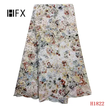 HFX Multi Color African Lace Fabrics 2019 Print Fashion Party Dress Guipure Lace High Quality Embroidery Cord Lace Fabric X1822
HFX Multi Color African Lace Fabrics 2019 Print Fashion Party Dress Guipure Lace High Quality Embroidery Cord Lace Fabric X1822