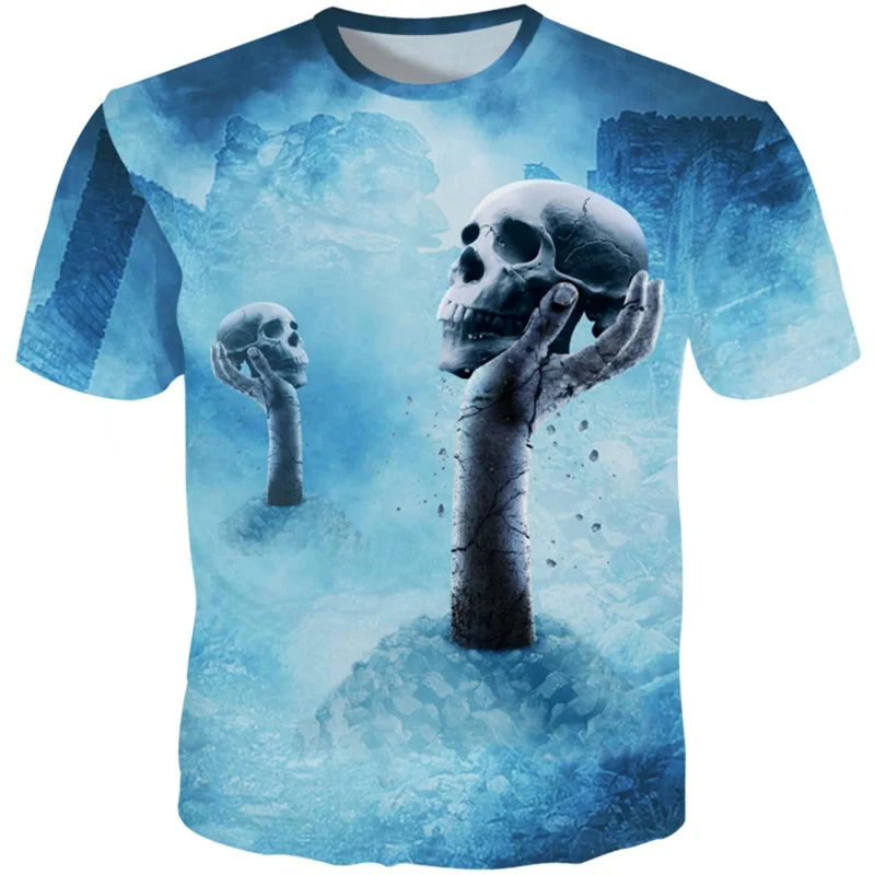 YOUTHUP New Arrival T-shirts Men 3D Printed Cool Skulls Short Sleeves T Shirt Casual Tops Cool Streetwear Tshirts Harajuku 5XL
YOUTHUP New Arrival T-shirts Men 3D Printed Cool Skulls Short Sleeves T Shirt Casual Tops Cool Streetwear Tshirts Harajuku 5XL