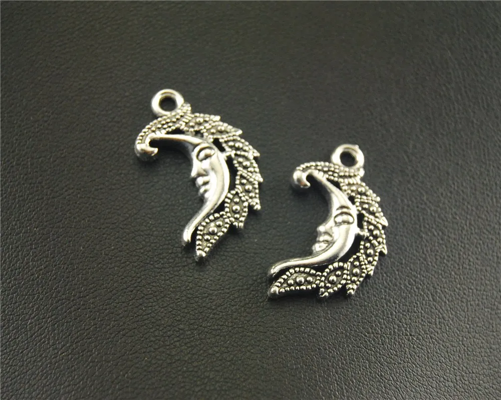 8pcs Antique Sliver Moon Charm Fit Bracelets Necklance DIY Metal Jewelry Making 14x26mm A1532
8pcs Antique Sliver Moon Charm Fit Bracelets Necklance DIY Metal Jewelry Making 14x26mm A1532