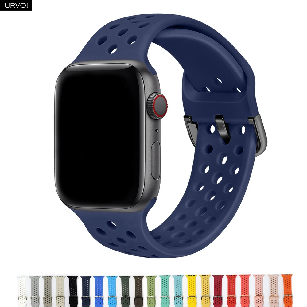 URVOI Sport band for Apple Watch NIKE+ series 5/4/3/2/1 strap for iWatch Silicone band replacement pin-and-tuck Metal pin buckle
URVOI Sport band for Apple Watch NIKE+ series 5/4/3/2/1 strap for iWatch Silicone band replacement pin-and-tuck Metal pin buckle
