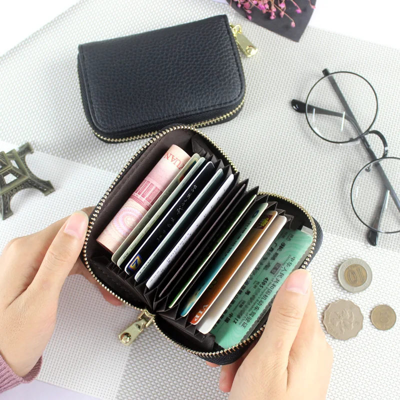2019 European style Men Business Credit Card Holder Leather Zipper Female Card Wallet Fashion Multi Function Women Coin Purse
2019 European style Men Business Credit Card Holder Leather Zipper Female Card Wallet Fashion Multi Function Women Coin Purse