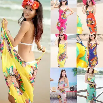 Fashion Bathing Suit Sling Backless Bikini Summer Sexy Beachwear Women Cover Up Beach Dress Sarong Wrap Pareo Swimwear
Fashion Bathing Suit Sling Backless Bikini Summer Sexy Beachwear Women Cover Up Beach Dress Sarong Wrap Pareo Swimwear