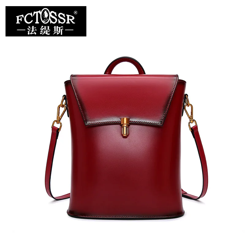 Ladies Shoulder Bags Genuine Leather Backpacks 2019 FCTOSSR Latest School Notebook Bag Elegant Female Multifunction Backpack
Ladies Shoulder Bags Genuine Leather Backpacks 2019 FCTOSSR Latest School Notebook Bag Elegant Female Multifunction Backpack