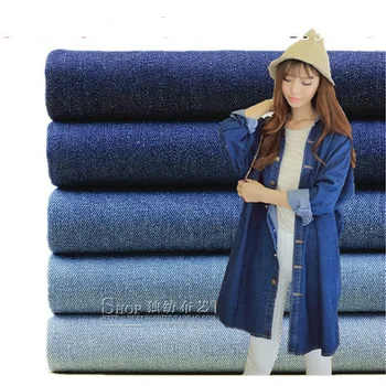 Blue Quality Thick Twill Cotton Denim Denim Fabric Solid Color Water Wash Fabric for Cloth Coat
Blue Quality Thick Twill Cotton Denim Denim Fabric Solid Color Water Wash Fabric for Cloth Coat