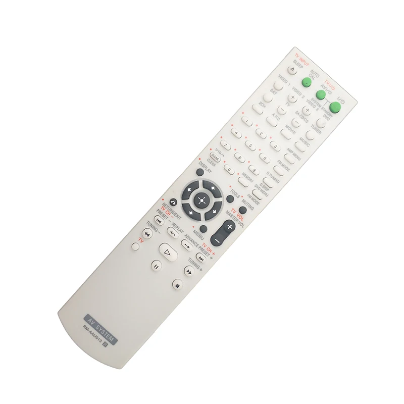 NEW RM-AAU013 Replacement for Sony AV Receiver Remote Control for HT-DDW685 HT-DDW790 E15 STRDG500 STRDH100 STRDH500 RM-AAP013
NEW RM-AAU013 Replacement for Sony AV Receiver Remote Control for HT-DDW685 HT-DDW790 E15 STRDG500 STRDH100 STRDH500 RM-AAP013