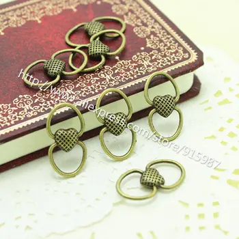 Sweet Bell 50 pieces/lot 13*30mm Antique Bronze Metal Alloy Hearts Jewelry Connectors Charms for Bracelet Making D0018
Sweet Bell 50 pieces/lot 13*30mm Antique Bronze Metal Alloy Hearts Jewelry Connectors Charms for Bracelet Making D0018