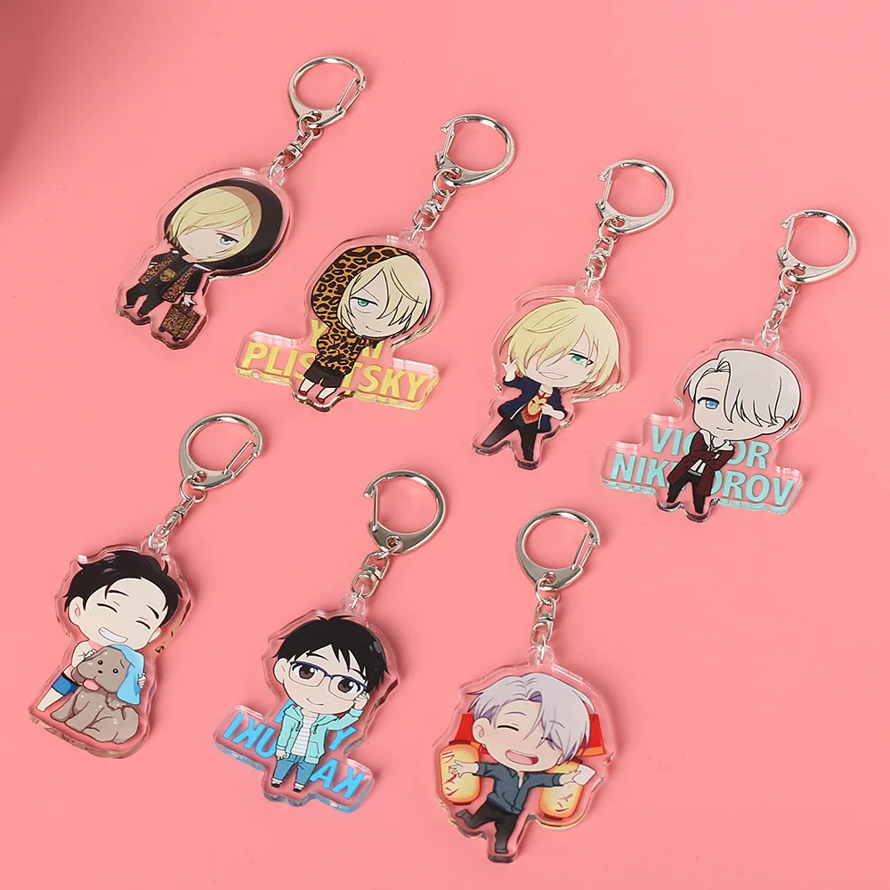 1 Pcs Anime Yuri!!! On ICE Victor Nikiforov Fashion Acrylic Key chain Keyring Pendant Anime Cute Pattern Pendant Keychain Gifts
1 Pcs Anime Yuri!!! On ICE Victor Nikiforov Fashion Acrylic Key chain Keyring Pendant Anime Cute Pattern Pendant Keychain Gifts