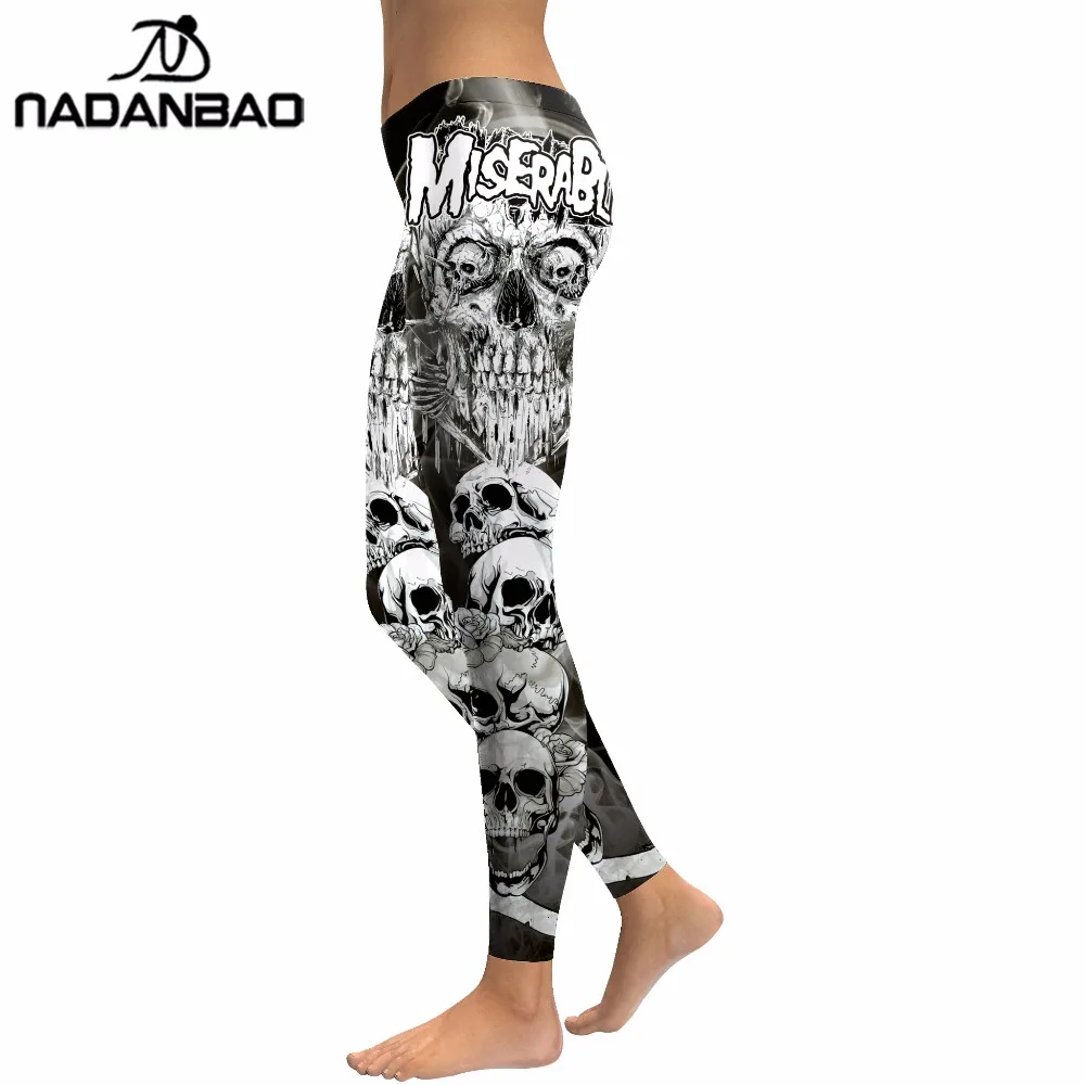 NADANBAO 2019 New Spring Skull Skeleton Women Leggings White Bone and Letter Digital Print Trousers Workout Fitness Leggins
NADANBAO 2019 New Spring Skull Skeleton Women Leggings White Bone and Letter Digital Print Trousers Workout Fitness Leggins