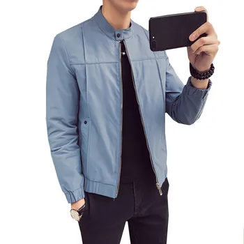 2019 New Spring Autumn Casual Jacket Solid Color Fashion Slim Men‘s Jacket Male Bomber Stand Collar windbreaker Outerdoor Coat
2019 New Spring Autumn Casual Jacket Solid Color Fashion Slim Men‘s Jacket Male Bomber Stand Collar windbreaker Outerdoor Coat