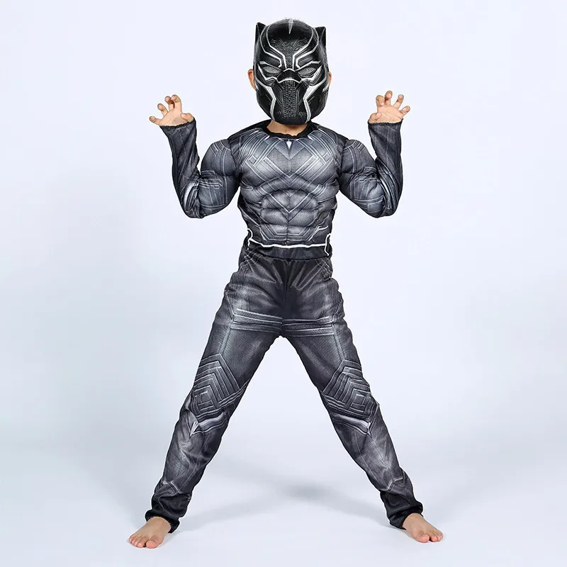 Avengers Kids Black Panther Muscle Cosplay Costume Captain America Civil War Movie Black Panther Fancy Dress Christmas Gift
Avengers Kids Black Panther Muscle Cosplay Costume Captain America Civil War Movie Black Panther Fancy Dress Christmas Gift