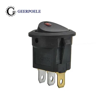5 pcs/lot SPST 23mm Round 3 Pin 12V 20A Boat Switch ON OFF Snap-in Rocker Position Switch
5 pcs/lot SPST 23mm Round 3 Pin 12V 20A Boat Switch ON OFF Snap-in Rocker Position Switch