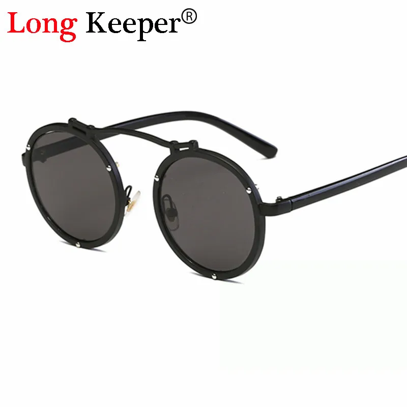 Long Keeper Vintage Gothic Steampunk Sunglasses Men Women Round Circle Sun glasses Punk Style Mirror Reflective Glass BL1930
Long Keeper Vintage Gothic Steampunk Sunglasses Men Women Round Circle Sun glasses Punk Style Mirror Reflective Glass BL1930