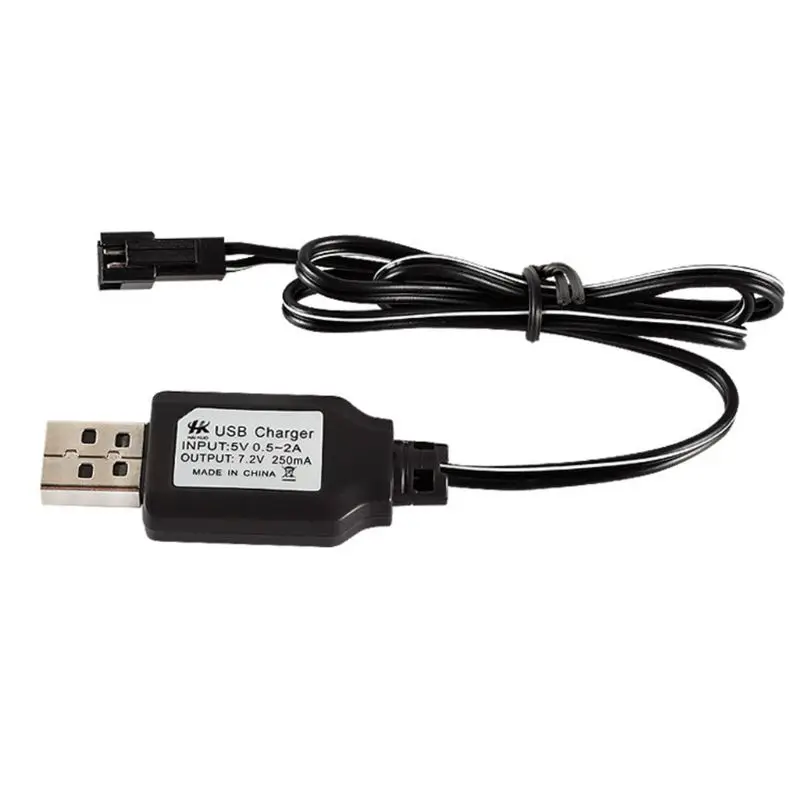 1PC USB Charging Cable Ni-Cd Ni-MH Batteries Pack SM Plug Adapter 7.2V 250mA Output Remote Control Toy
1PC USB Charging Cable Ni-Cd Ni-MH Batteries Pack SM Plug Adapter 7.2V 250mA Output Remote Control Toy