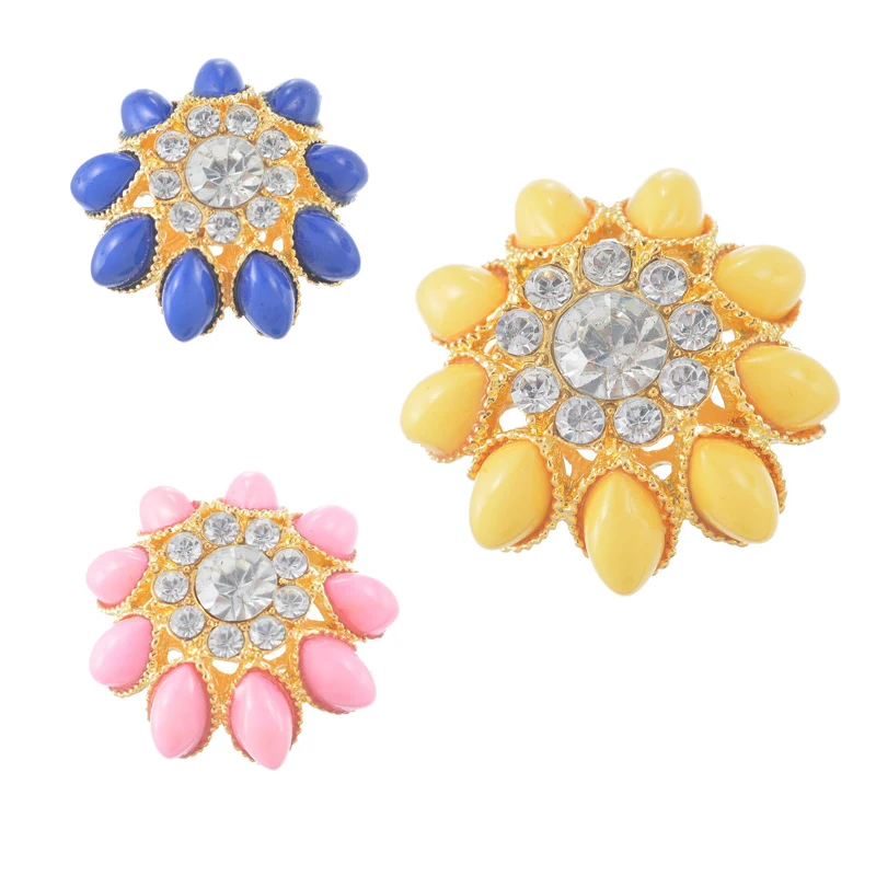 Chrysanthemum Shape Button Press Snap Buttons fit 18mm Charm Snap Button Jewelry Gold Plated with Rhinestones DIY Crafts
Chrysanthemum Shape Button Press Snap Buttons fit 18mm Charm Snap Button Jewelry Gold Plated with Rhinestones DIY Crafts