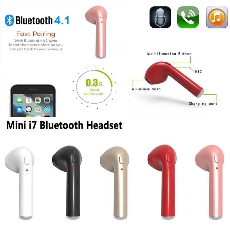 Mini Wireless Bluetooth 4.1 Right Ear Earphones Earbuds Earphone Headset With Microphone For I7 Android Phone
Mini Wireless Bluetooth 4.1 Right Ear Earphones Earbuds Earphone Headset With Microphone For I7 Android Phone
