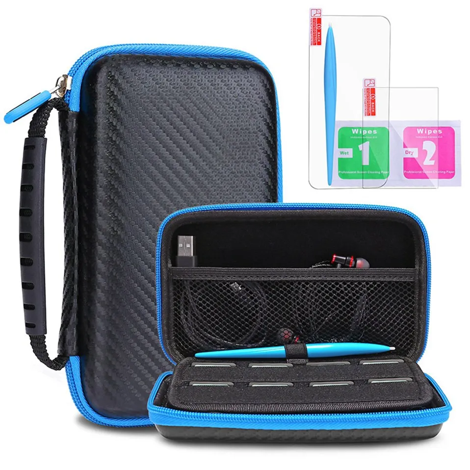 For Nintend Switch 2DS XL Nintendo 2DSXL LL Screen Protector Film with Touch Pen and Storage Hard EVA Bag Cases Protection Pouch
For Nintend Switch 2DS XL Nintendo 2DSXL LL Screen Protector Film with Touch Pen and Storage Hard EVA Bag Cases Protection Pouch